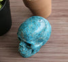 Anatomical Blue Apatite 3 Inch Crystal Skull