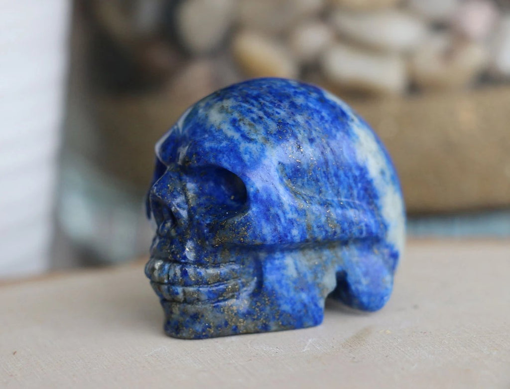 Lapis Lazuli 1 1/2 Inch Crystal Skull