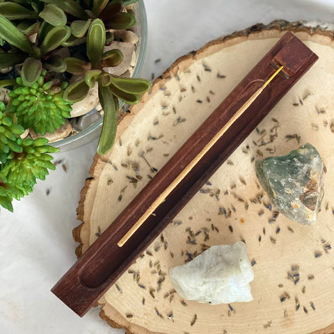 Rosewood Wood Incense Holder